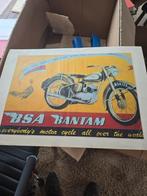 BSA Bantam Poster - Vintage Motorreclame 2 stuks, Ophalen of Verzenden