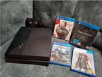 PlayStation 4 met 4 A+ games, Spelcomputers en Games, Gebruikt, 1 speler, Vanaf 3 jaar, Ophalen