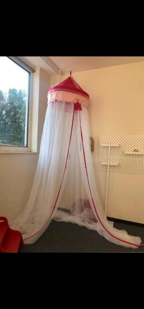 Klamboe met standaard, Kinderen en Baby's, Kinderkamer | Inrichting en Decoratie, Gebruikt, Klamboe, Ophalen