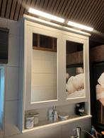 Te koop spiegelkast met verlichting, Huis en Inrichting, Ophalen, Spiegelkast, 50 tot 100 cm, Zo goed als nieuw