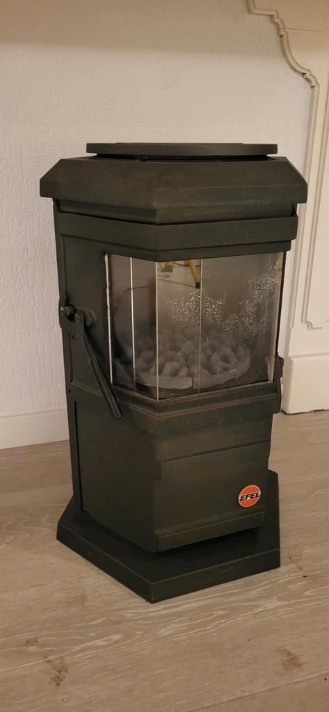 Fonderies du Lion Gietijzeren Gaskachel, Huis en Inrichting, Kachels, Gebruikt, Vrijstaand, Gaskachel, Gas, Ophalen of Verzenden