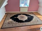 Vintage look perzisch tapijt zwart bruin beige, Huis en Inrichting, Stoffering | Tapijten en Kleden, Ophalen, Gebruikt, Perzisch