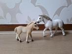 Schleich Welsh merrie 13872 & Fjord veulen 13755, Ophalen of Verzenden, Zo goed als nieuw, Jongen of Meisje