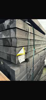 Zwart geïmpregneerde palen, Tuin en Terras, Schuttingen, Ophalen, 1 tot 2 meter, Minder dan 3 meter, Aluminium