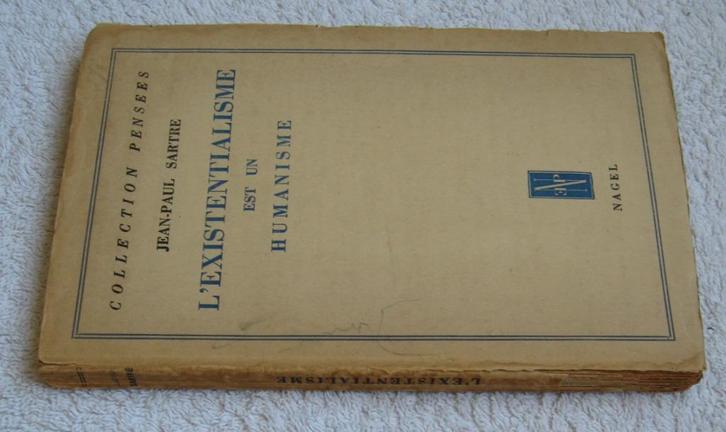 L' Existentialisme est un Humanisme (1946) Jean-Paul Sartre, Antiek en Kunst, Antiek | Boeken en Bijbels, Verzenden