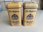 2 De Ruijter's blikjes Chocoladevlokken, Ophalen of Verzenden, Gebruikt, Overige