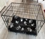 Bench zwart met vetbed 61x42x49 cm, Dieren en Toebehoren, Ophalen, Zo goed als nieuw