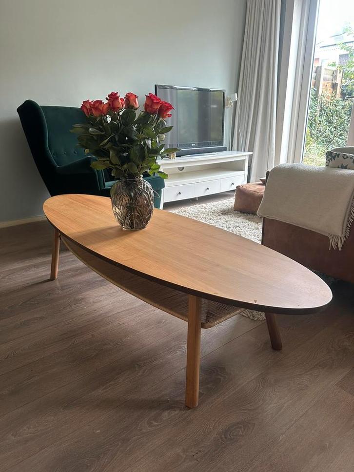 Salontafel - IKEA Stockholm, Huis en Inrichting, Tafels | Salontafels, Zo goed als nieuw, Minder dan 50 cm, 50 tot 100 cm, Ovaal