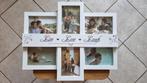 Mooie fotolijst Live, Love, Laugh wit Nieuw !, Minder dan 50 cm, Nieuw, Ophalen of Verzenden, Minder dan 50 cm