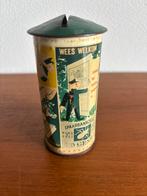 Vintage Rijkspostspaarbank Spaarpot – jeugdspaaractie 1950, Ophalen of Verzenden, Gebruikt, Metaal of Blik, Object of Gebouw