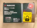 Parkside 20V 4Ah Accu - Nieuw in Verpakking!, Ophalen of Verzenden, Nieuw