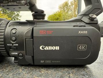 Canon 4K Videocamera + 2 Accu's beschikbaar voor biedingen
