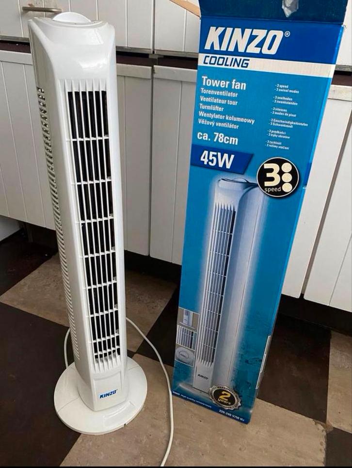 Kinzo Torenventilator, Witgoed en Apparatuur, Ventilatoren, Nieuw, Torenventilator, Ophalen