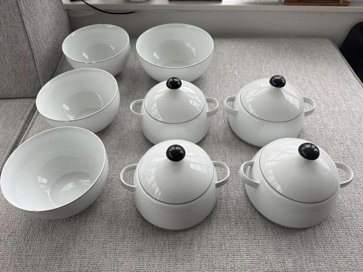 Arzberg Shadow Line restanten servies, Huis en Inrichting, Keuken | Servies, Gebruikt, Compleet servies, Overige stijlen, Porselein
