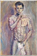 556. Olieverfschilderij, Steven Dag – "Our Secret", 2024, Antiek en Kunst, Kunst | Schilderijen | Modern, Ophalen of Verzenden