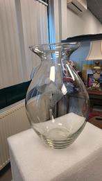 Leerdam Vaas Blank Glas bolletje b- Jubileum/Relatiegeschenk, Ophalen of Verzenden