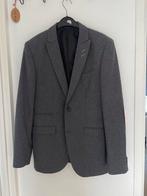 Grijze blazer met elleboogstukken, Ophalen of Verzenden, Zo goed als nieuw, Maat 52/54 (L), Grijs