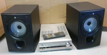Denon receiver dra-201sa met kef q15 speakers