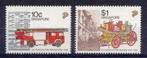 Brandweer - Singapore 1988 - Postfris 2v, Verzenden, Postfris, Overige thema's