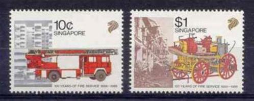 Brandweer - Singapore 1988 - Postfris 2v, Postzegels en Munten, Postzegels | Thematische zegels, Postfris, Overige thema's, Verzenden