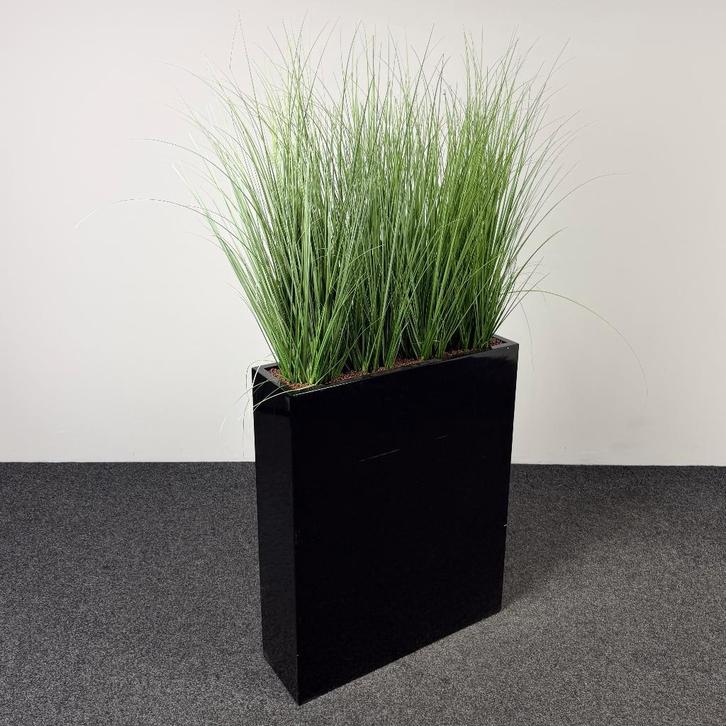 Zwarte Plantenbak - 92 x 74 x 23 cm 25653, Tuin en Terras, Bloembakken en Plantenbakken, Gebruikt, Kunststof, Binnen, 60 cm of meer