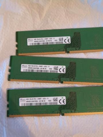 4GB RAM PC4 1633 mHz (16GB RAM beschikbaar voor biedingen
