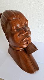 Afrikaans koppel houtsnijwerk, Ophalen of Verzenden