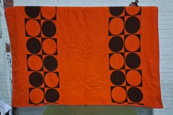 Vintage deken jaren '70 - 200 x 220 cm beschikbaar voor biedingen