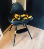 Childhome Evolu 2 in 1 Kinderstoel zwart goud eetstoel, Ophalen, Gebruikt, Meegroeistoel, Stoelverkleiner
