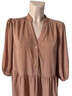 Co’Couture jurk L, Maat 38/40 (M), Bruin, Ophalen of Verzenden, Zo goed als nieuw