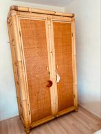 Mooie bamboe/webbing kledingkast., Huis en Inrichting, Kasten | Kledingkasten, Ophalen of Verzenden, Zo goed als nieuw, 50 tot 75 cm