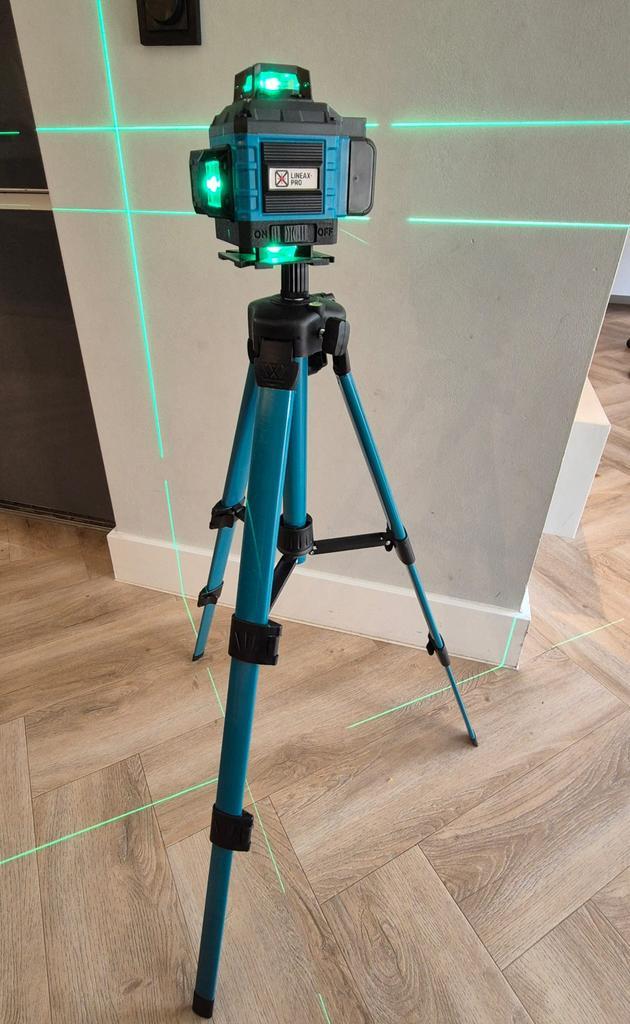 4D Kruislijnlaser 16 laserlijnen, Doe-het-zelf en Verbouw, Gereedschap | Overige machines, Nieuw, Ophalen of Verzenden