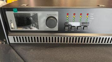 Audac SMQ750 4750W Quad-Channel DSP Versterker. 1 jaar oud! beschikbaar voor biedingen