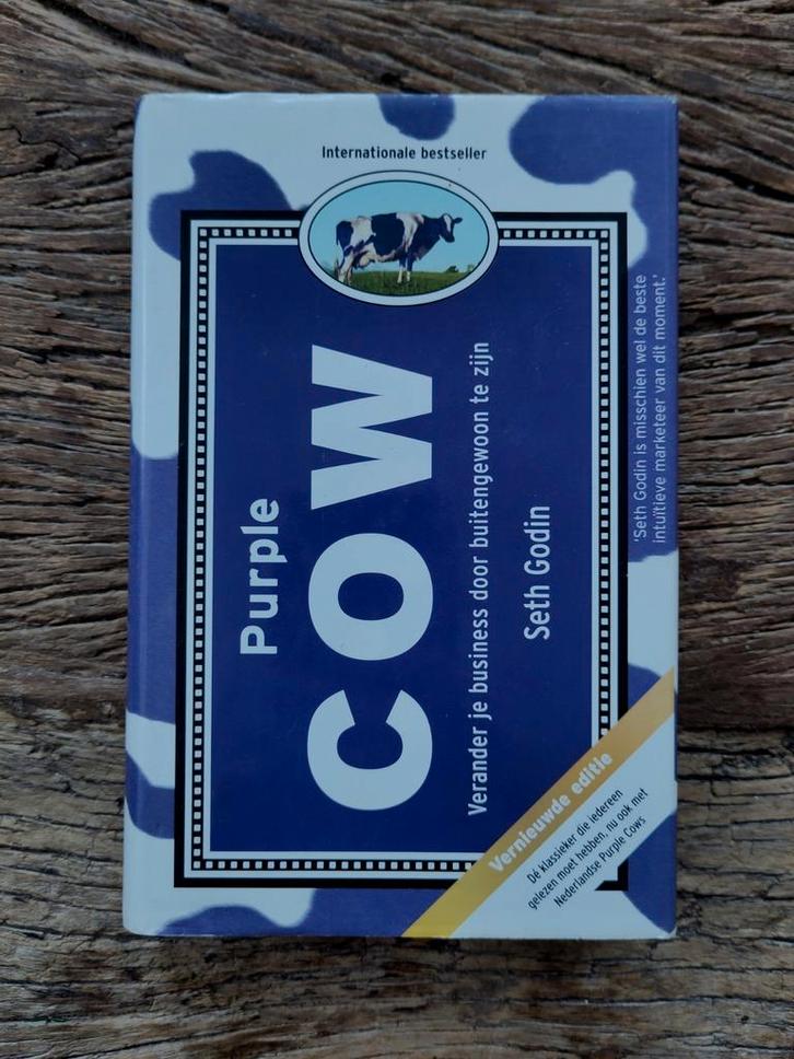 Seth Godin - Purple Cow, Boeken, Economie, Management en Marketing, Zo goed als nieuw, Management, Ophalen of Verzenden
