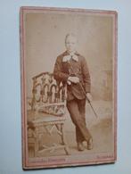 CDV Alkmaar Jongeman in Uniform Militair, Gebruikt, Foto, Ophalen of Verzenden, Voor 1940