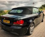 BMW 1-Serie 2.0 118I Cabrio AUT 2012 Zwart, Auto's, BMW, Achterwielaandrijving, 1995 cc, Cabriolet, 4 stoelen
