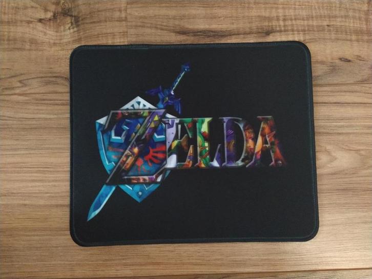 Zelda Nintendo SNES 64 Retro Ocarina Link Navi Time Muismat, Computers en Software, Muismatten, Zo goed als nieuw, Verzenden