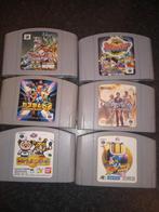 6 Japanse Nintendo 64 spellen. (Custom Robo, Bomberman, etc), Spelcomputers en Games, Games | Nintendo 64, Ophalen of Verzenden