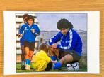 Org kl foto 20x30 Diego Maradona + dochter Dalma 22-10-1989, Verzamelen, Nieuw, Ophalen of Verzenden, Poster, Plaatje of Sticker
