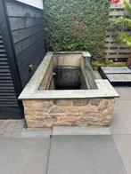 Natuursteen tegels  randen, Tuin en Terras, Ophalen, Zo goed als nieuw