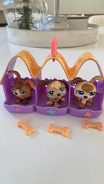 LPS Puppy speelset 1338, 3 puppy hondjes botjes hondenhok💜, Ophalen of Verzenden