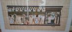 Papyrus afbeelding, levensloop vlgs Egyptische Mythologie, Huis en Inrichting, Woonaccessoires | Schilderijen, Tekeningen en Foto's
