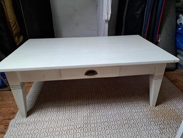 Witte salon tafel hout beschikbaar voor biedingen