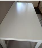 Witte tafel, Huis en Inrichting, Ophalen, 50 tot 100 cm, Zo goed als nieuw, Rechthoekig