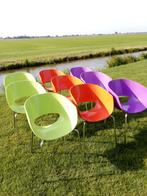 9 leuke gekleurde kuipstoelen, Huis en Inrichting, Stoelen, Ophalen of Verzenden, Gebruikt, Overige kleuren