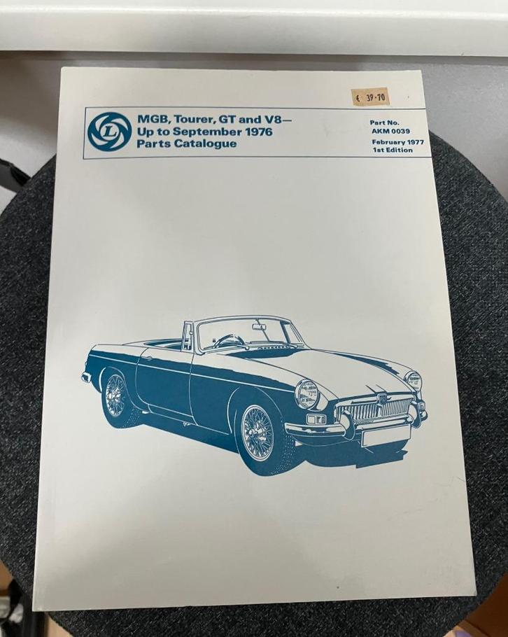 MGB, Tourer, GT and V8 – Up to September 1976 Parts, Boeken, Auto's | Boeken, Zo goed als nieuw, Overige merken, Ophalen of Verzenden