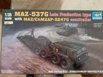 Maz tank oplegger schaal 1:35 nieuw in doos, Overige merken, Tank, 1:32 tot 1:50, Nieuw
