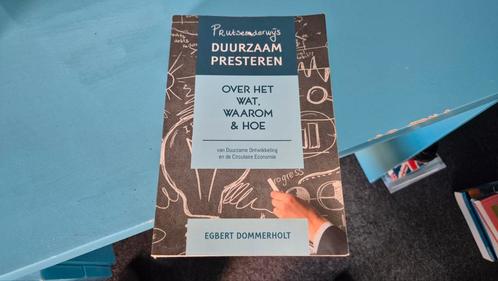 Egbert Dommerholt - Prutsenderwijs duurzaam presteren, Boeken, Schoolboeken, Zo goed als nieuw, Economie, Overige niveaus, Ophalen of Verzenden