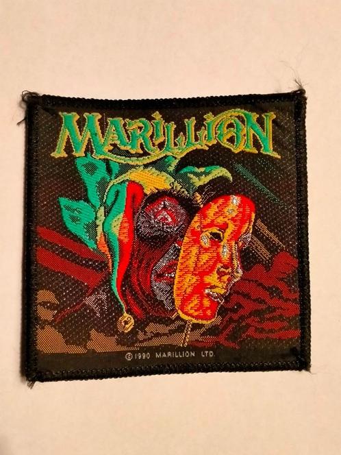 Marillion market square Heroes 1990 vintage pop rock patch, Verzamelen, Muziek, Artiesten en Beroemdheden, Zo goed als nieuw, Kleding