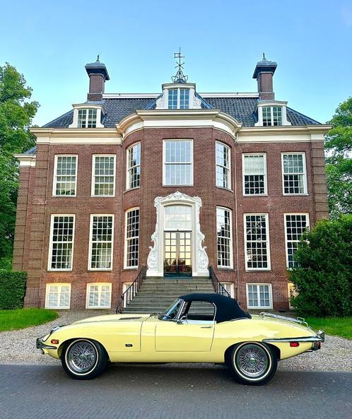 Jaguar E-type Series 2 4.2 OTS roadster 1968, Auto's, Oldtimers, Bedrijf, Radio, Jaguar, Benzine, Cabriolet, Handgeschakeld, Overige kleuren